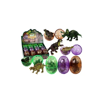 Lean Dinozaurų figūrėlių kiaušinis 3 spalvos 9 cm