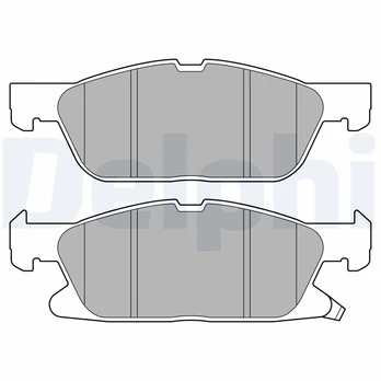 DELPHI LP3643 Brake pad set
