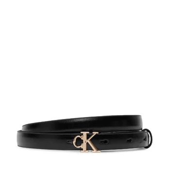 Diržas Calvin Klein Round Ck Buckle Smooth 15Mm LV04F7085G Juoda