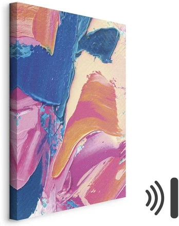 Artgeist Paveikslas - Energetic Shapes - Dynamic Oil Paint Composition on Canvas