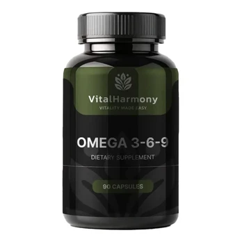 VitalHarmony Omega 3-6-9 – omega papildas (90 kapsulių)