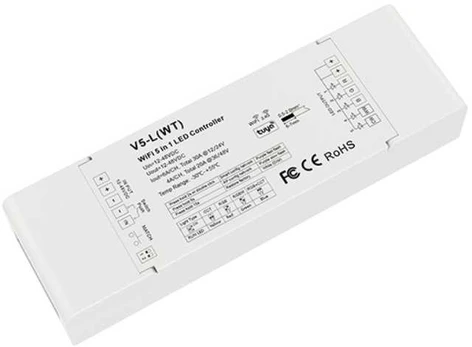 5x(72-192)W WiFi & RF LED valdiklis, 5 kanalų