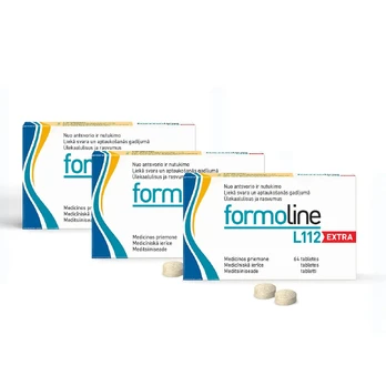 Formoline L112 EXTRA antsvoriui ir cholesteroliui 64 tabletės (3vnt.)