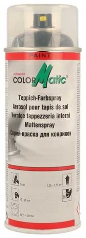 ColorMatic Tekstilspray antracit til bundmåtter 400ml.