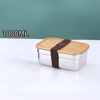 nerūdijančio plieno pietų dėžutė, 1000 ml