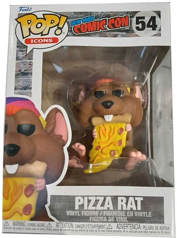 Funko POP figure New York Comiccon Pizza Rat