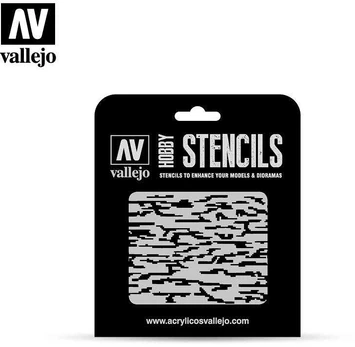 Vallejo Vallejo: ST-CAM004 - Stencils - Pixelated Modern Camo