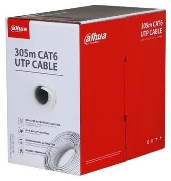 Dahua Technology Kabelis CAT6 UTP 305 m Baltas (PFM922I-6UN-C-Baltas)