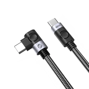 Orico C2CWT USB-C to USB-C PD Angled Cable 100W 20Gbps 4K 60Hz 2m - Juodas