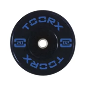 Weight plate TOORX Bumper Plate Absolute, 50 mm, 20 kg kaina