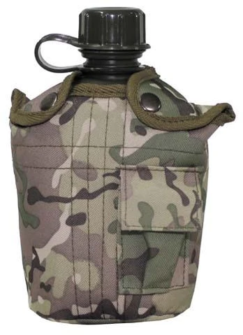 Max Fuchs Plastikinė gertuvė su dėklu, OPERATION CAMO