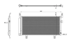 NRF NRF 350468 Air conditioning condenser
