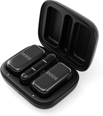 Ausinės RØDE Mikrofonas Belaidės Micro USB-C USBC juodas Juodas (WIMICROC)
