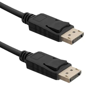 Laidas Qoltec DisplayPort v1.4 Displayport, Displayport, 2 m, juoda
