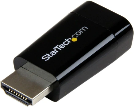 Adapteris StarTech Compact HDMI To VGA VGA, HDMI, 0.07 m, juoda