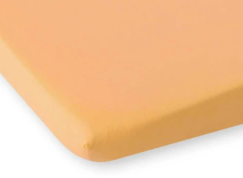 Bobono Medvilninė paklodė 120x60 cm oranžinė