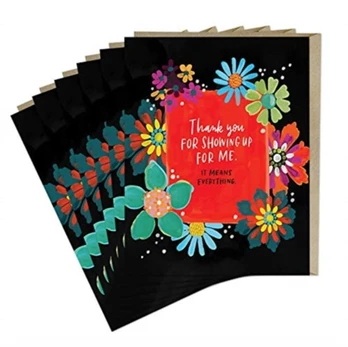 6-Pack Em & Friends Thanks for Showing Up Card