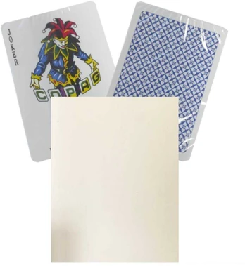 Copag Poker Tech Art Jumbo Index žaidimo kortos (mėlynos)
