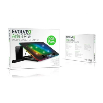 EVOLVEO Ania 9RGB, cooling pad for laptop