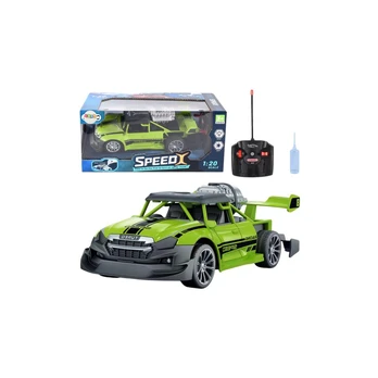 Remote Controlled RC Car 1:20 Lights Smoke Effect Green
