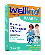 WELLKID Immune, 30 kramtomųjų tablečių kaina