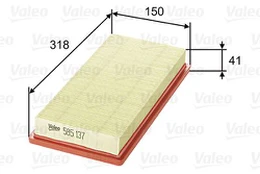 Oro filtras VALEO 585137 kaina