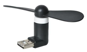 Iso Trade Juodas mikro usb ventiliatorius kaina