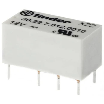 Relė 24VDC, 2A, 2CO, Finder