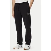 Tommy Hilfiger Sportinės kelnės Script Stack MW0MW44332 Juoda Regular Fit