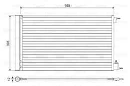VALEO VAL814042 Air conditioning condenser kaina