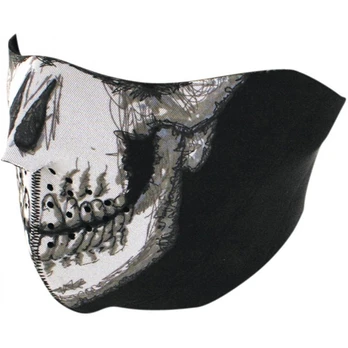 Laikiklis Zanheadgear Skull Face, balta/juoda