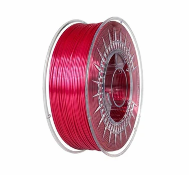 Devil Design Šilko filamentas 1,75 mm 1kg – Tamsiai raudonas