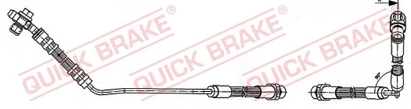 Stabdžių žarnelė QUICK BRAKE 59.941X