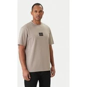 HUGO Marškinėliai Dumeon 50557445 Smėlio Regular Fit