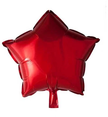 Globos Europe Bv Rød folieballon, Stjerne