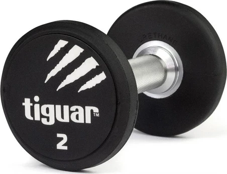 Profesionalus PU hantelis TIGUAR 2kg