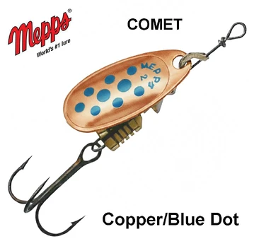 Blizgė Mepps Comet Copper Blue Dots 2 g