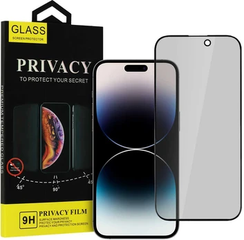 Topt Apsauginis stiklas Privacy Glass skirtas Apple iPhone 11 Pro Max Juodas