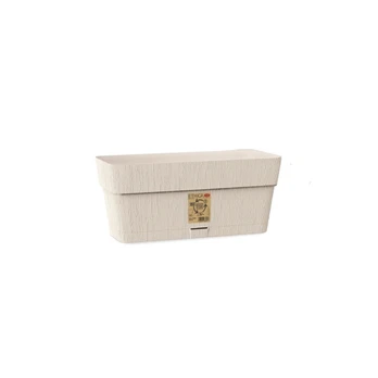 Stefanplast Dėžutė gėlėms su padėklu "Ethica" 30x13x12cm balta