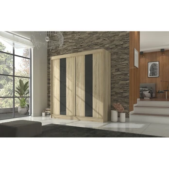 Sliding wardrobe with lacobel KAREN