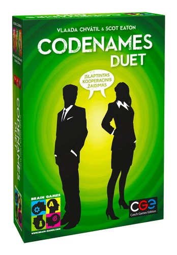 Stalo žaidimas Brain Games Codenames Duet, LT