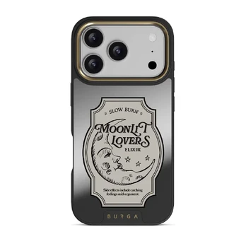 Moonlit Lovers - iPhone 17 Pro Case, Elite Mirror (MagSafe) / Gold
