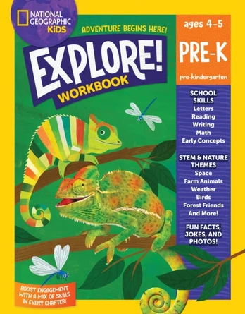 National Geographic Kids Explore! Workbook Pre-K