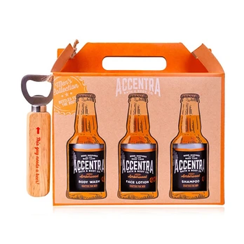 Accentra Men's Collection gift set with opener