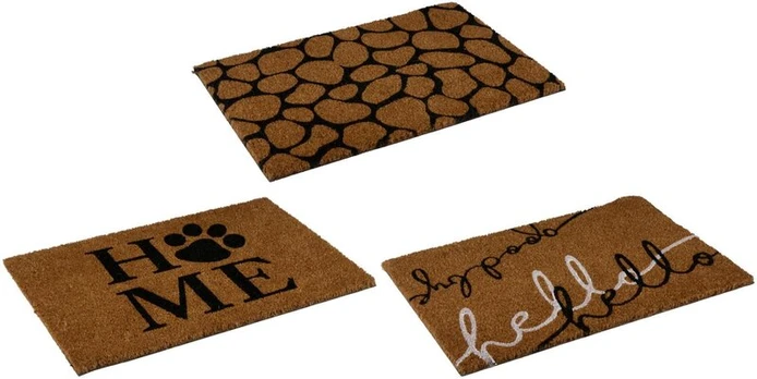 Durų kilimėlis, 59x39 cm, rudas