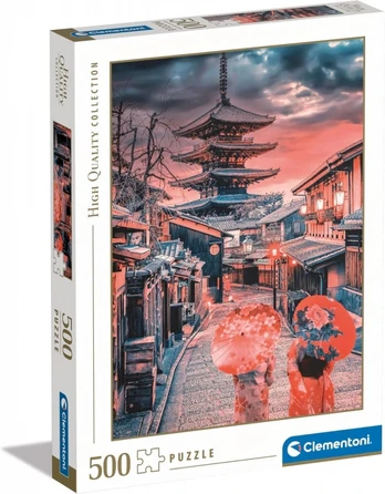 Puzzle 500 elements High Quality, Evening in Kyoto