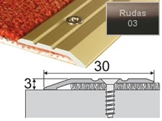 Profilis Effector A01, su nuolydžiu | rudas 90 cm 30x3 mm