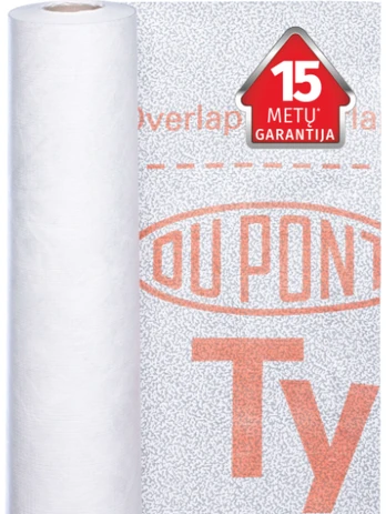 Plėvelė difuzinė Tyvek® Soft, 75 kv.m