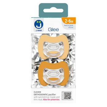Čiulptukai JBimbi Glee 2-6m Beige-Mustard 2 vnt.