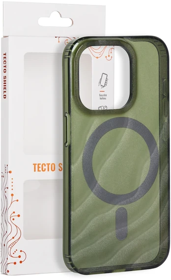 Dėklas Telforceone Tecto Shield Desert Mag case for iPhone 15 Pro 6,1' dark olive